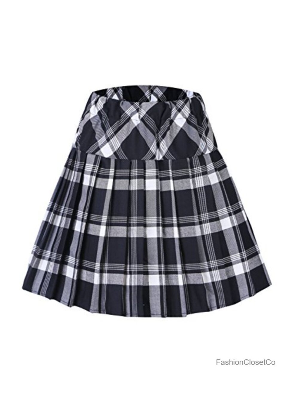 High Waist A-Line Pleated Mini Skirt for Women Stretch Woven Sporty School
